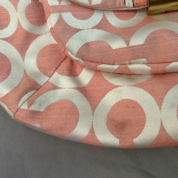 COACH | Kristen Op Art Ombre Hobo Handbag | Light Peony Pink - Picture 11 of 12